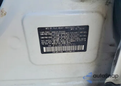 2015 Subaru Forester 2.5I Limited z USA, uszkodzony, nr VIN JF2SJAHC3FH447430